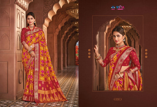 87201 Angora Vipul Silk Sarees