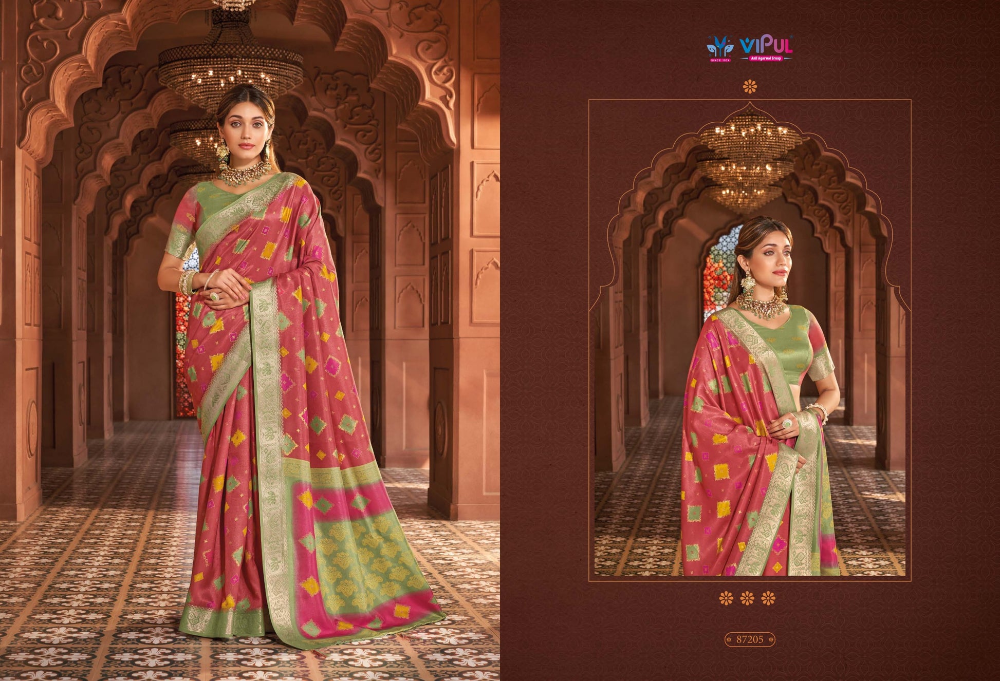 87205 Angora Vipul Silk Sarees