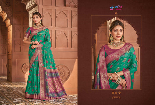 87207 Angora Vipul Silk Sarees