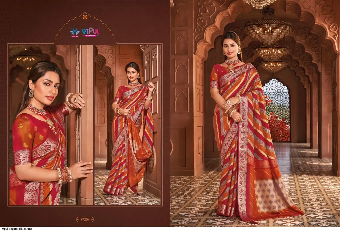 87208 Angora Vipul Silk Sarees