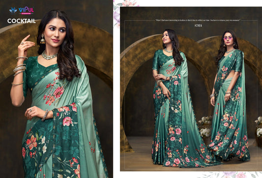 87924 Cocktail Vipul Print Sarees
