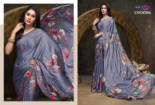 87925 Cocktail Vipul Print Sarees