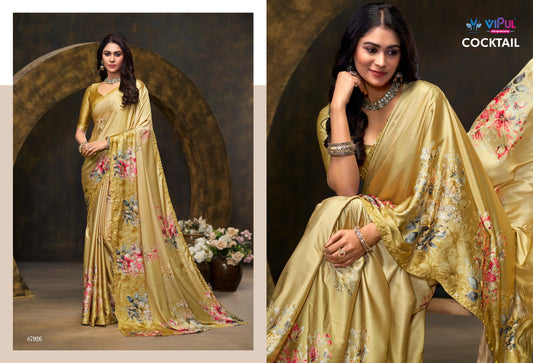 87926 Cocktail Vipul Print Sarees