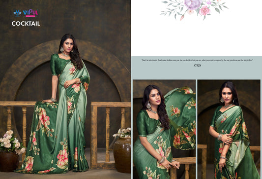 87928 Cocktail Vipul Print Sarees