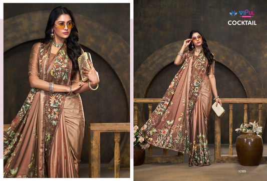 87929 Cocktail Vipul Print Sarees