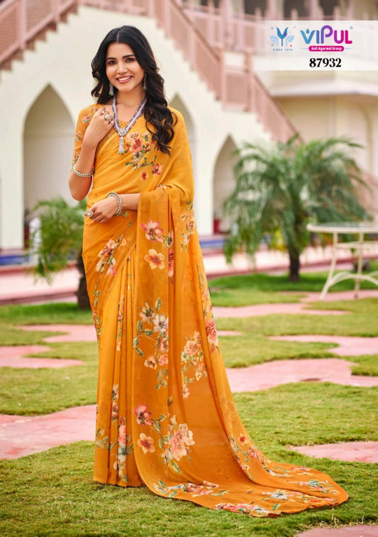 87932 Twisha Vipul Weightless Sarees