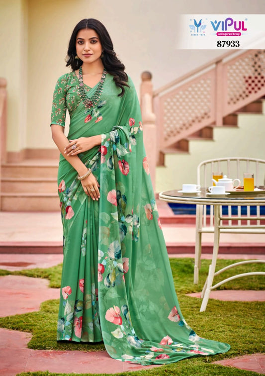 87933 Twisha Vipul Weightless Sarees