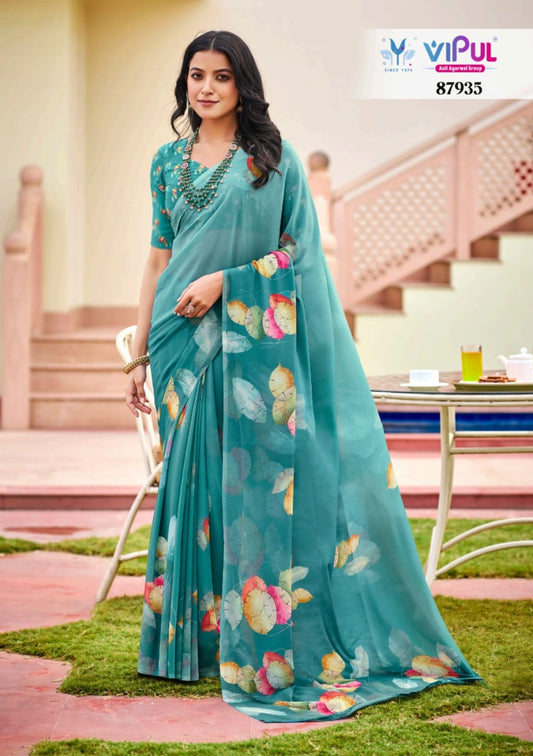 87935 Twisha Vipul Weightless Sarees
