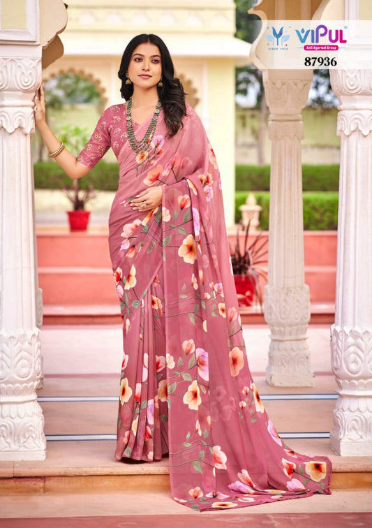 87936 Twisha Vipul Weightless Sarees