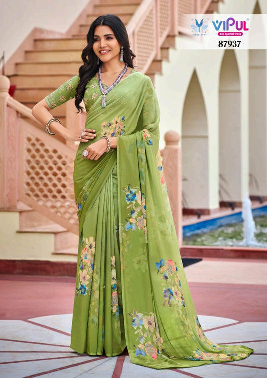 87937 Twisha Vipul Weightless Sarees