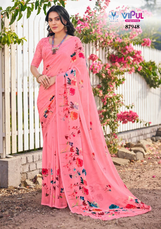 87948 Riddhi Vol 14 Vipul Weightless Sarees