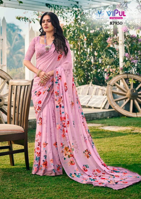 87950 Riddhi Vol 14 Vipul Weightless Sarees