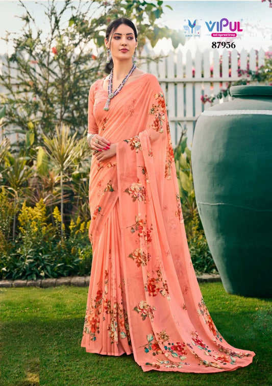 87956 Riddhi Vol 14 Vipul Weightless Sarees