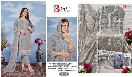 87C Bilqis Georgette Pakistani Salwar Suits
