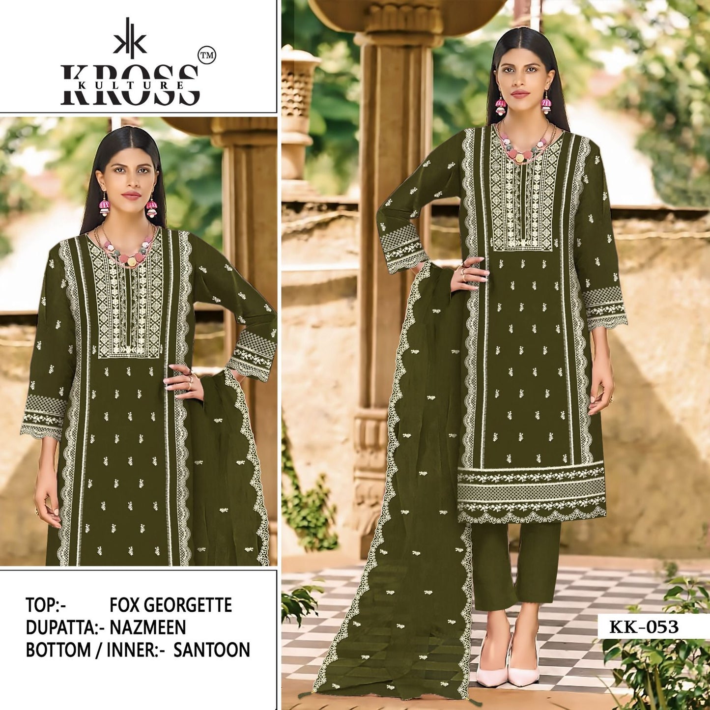 Kk-53 Kross Kulture Pakistani Salwar Suits