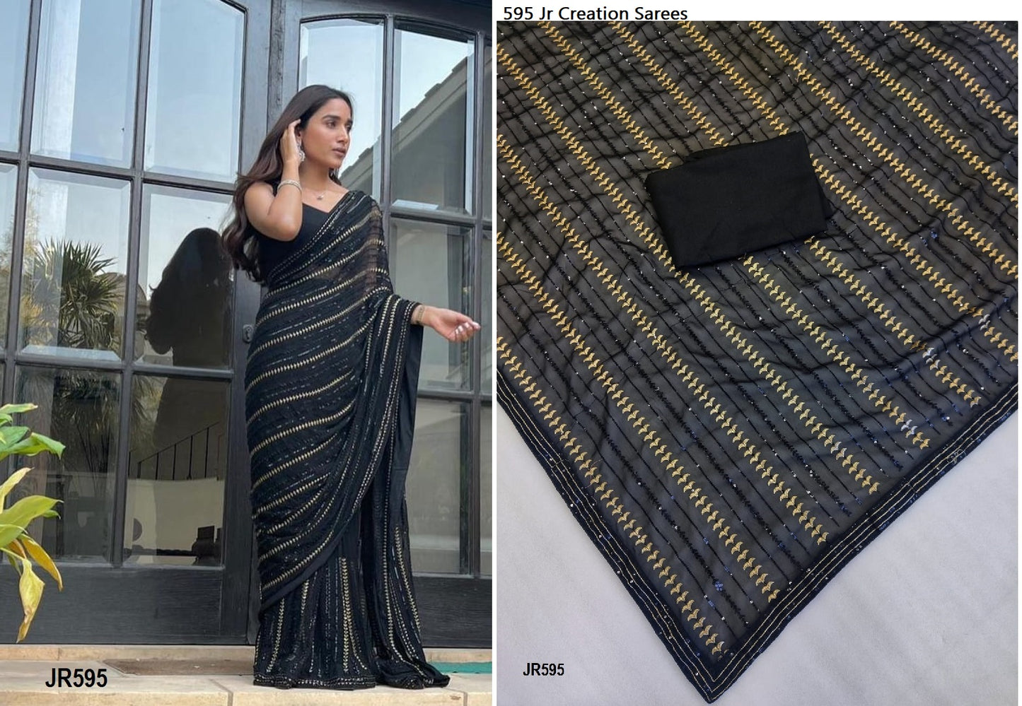 595 Jr Creation Sarees