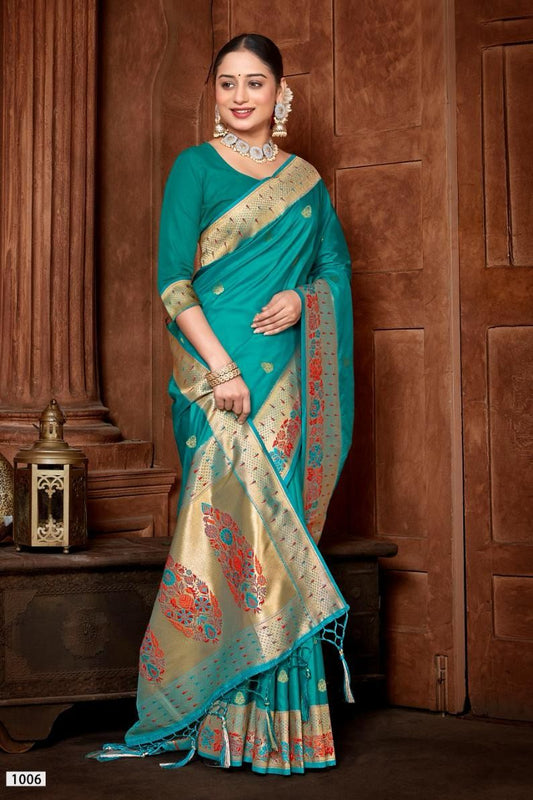 Dhruvi 1006 Bunawat Sarees