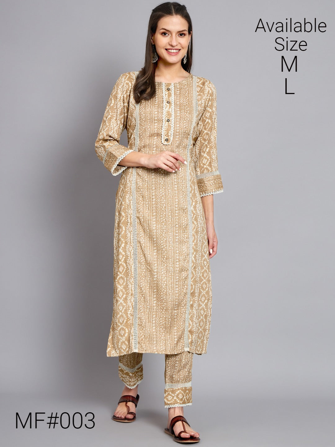 Mf 003 Msm Kurti Pant Set