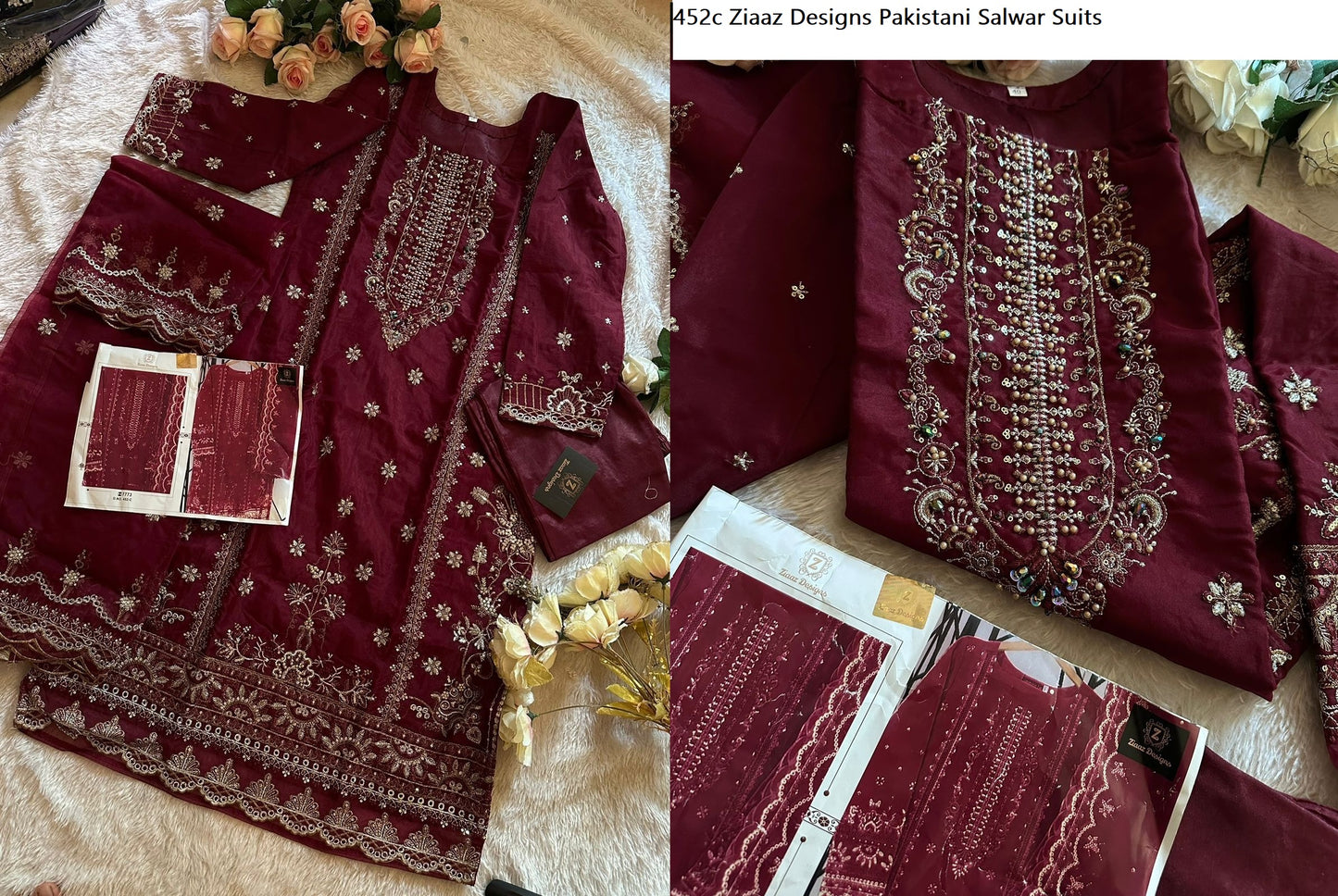 452C Ziaaz Designs Pakistani Salwar Suits