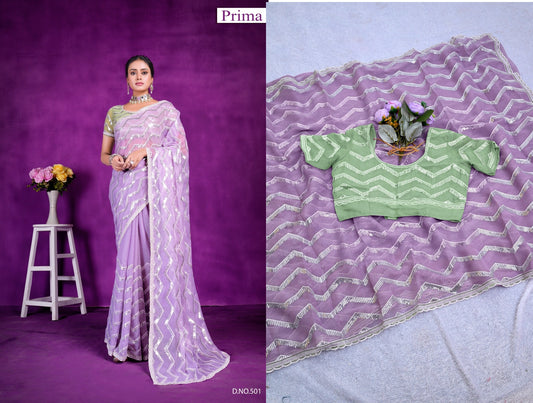 501 Prima Sarees