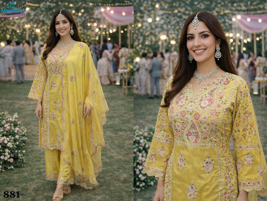 881 Ridhima Mrudangi Simar Silk Readymade Suits