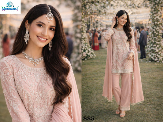 885 Beads Vol 2 Mrudangi Premium Georgette Pakistani Readymade Suits