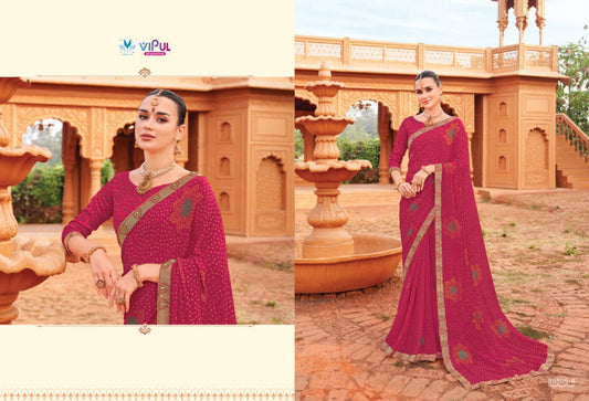 88605A Chakori Vipul Chiffon Sarees