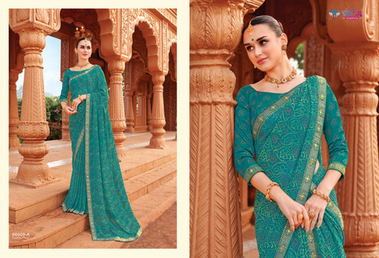 88609A Chakori Vipul Chiffon Sarees