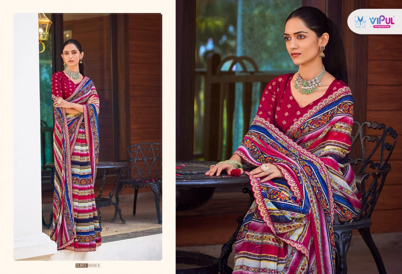 88920 B Latika Vipul Georgette Sarees