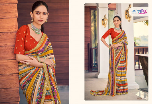 88922 B Latika Vipul Georgette Sarees