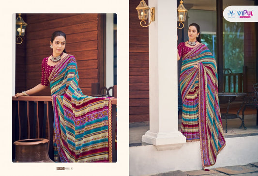 88923 B Latika Vipul Georgette Sarees