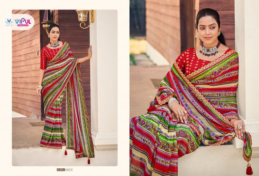 88924 B Latika Vipul Georgette Sarees