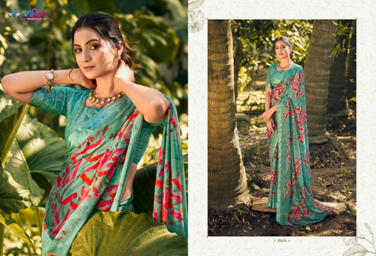 89011 Urvashi Vipul Chiffon Sarees