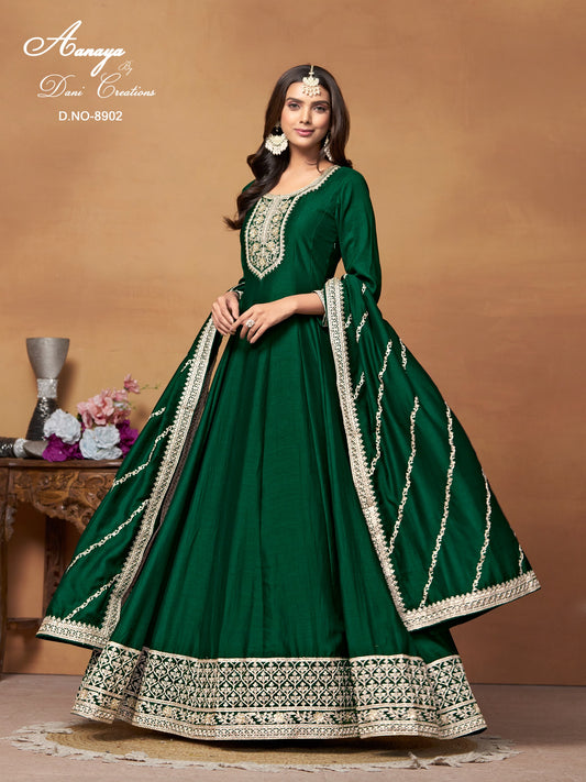 8902 Aanaya Vol 189 Dani Creation Anarkali Unstitched Suits