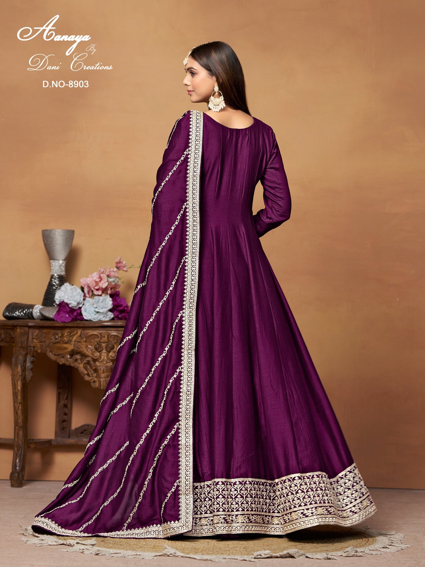 8903 Aanaya Vol 189 Dani Creation Anarkali Unstitched Suits