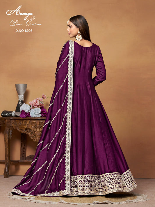 8903 Aanaya Vol 189 Dani Creation Anarkali Unstitched Suits