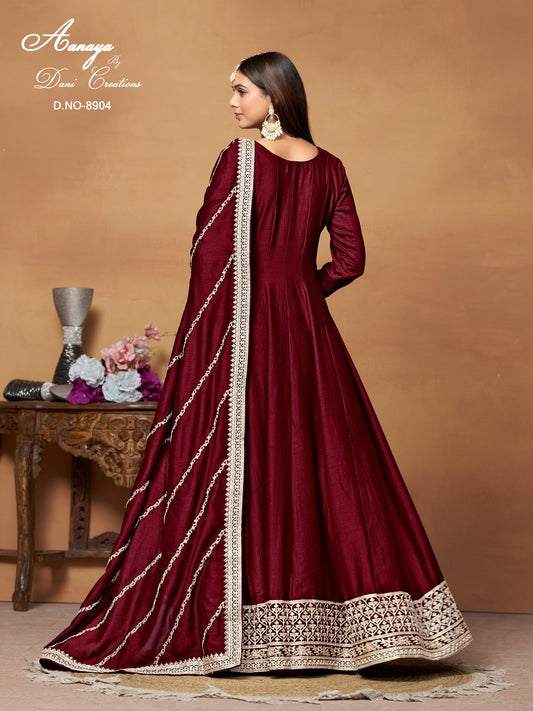 8904 Aanaya Vol 189 Dani Creation Anarkali Unstitched Suits