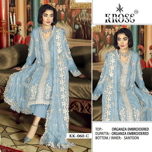 Kk-60-C Kross Kulture Pakistani Salwar Suits