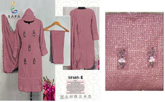 605E Safa Creation Pakistani Salwar Suits