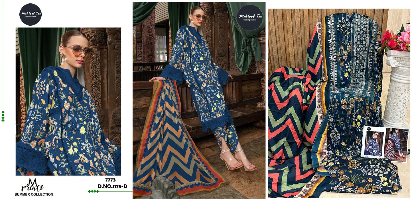 1178D Mehboob Tex Pakistani Salwar Suits