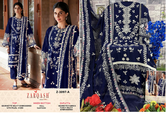 3097A Zarqash Pakistani Salwar Suits