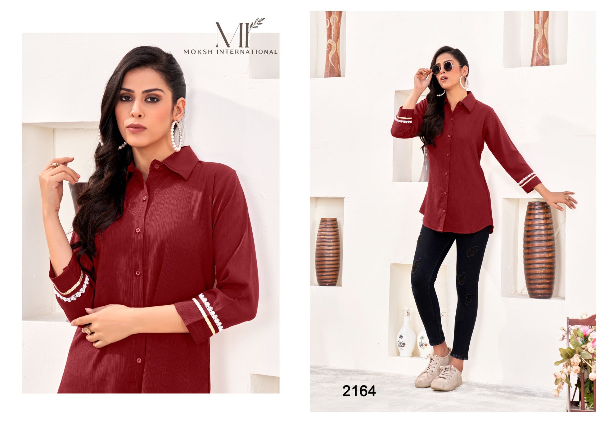 2164 Dreams Vol 3 Moksh Women Shirts