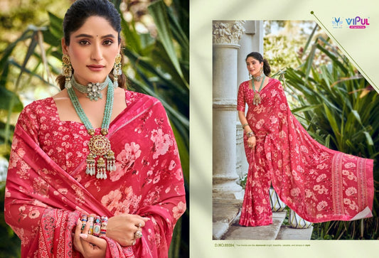 89284 Samriddhi Vipul Dull Moss Sarees