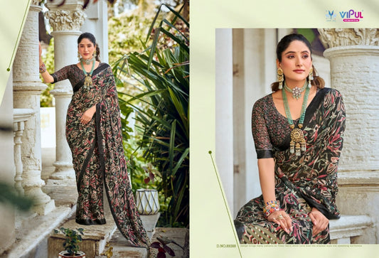 89288 Samriddhi Vipul Dull Moss Sarees
