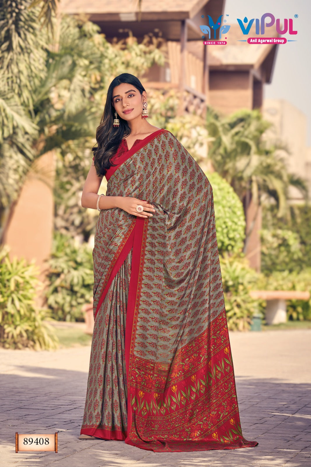 89408 Vipul Creap Sarees