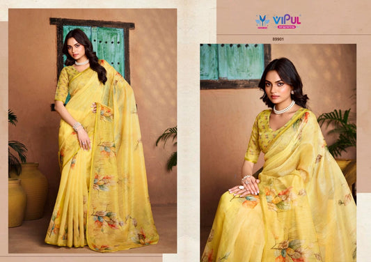 89901 Samyukta Vipul Cotton Silk Sarees
