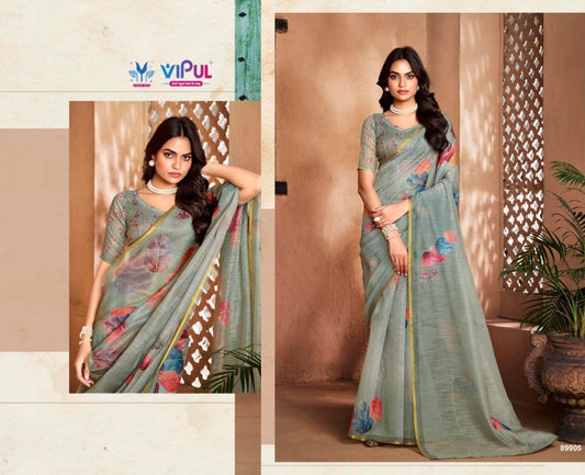 89905 Samyukta Vipul Cotton Silk Sarees