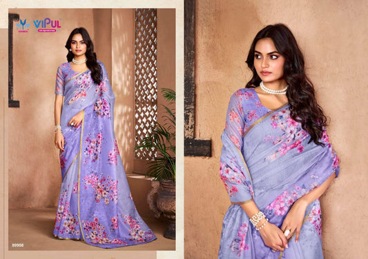89908 Samyukta Vipul Cotton Silk Sarees