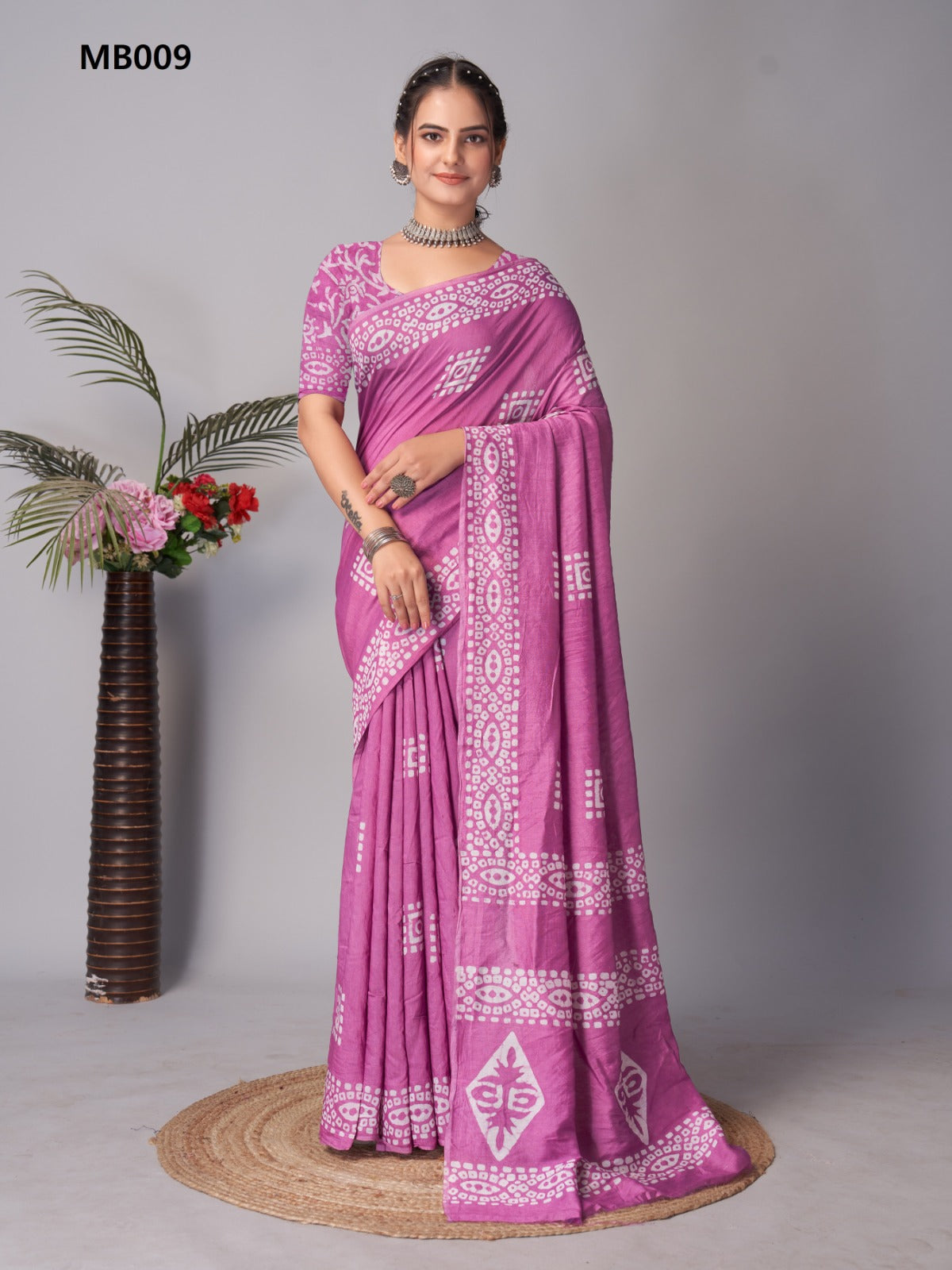 Mb005 To Mb024 Batik Mira Bela Print Sarees