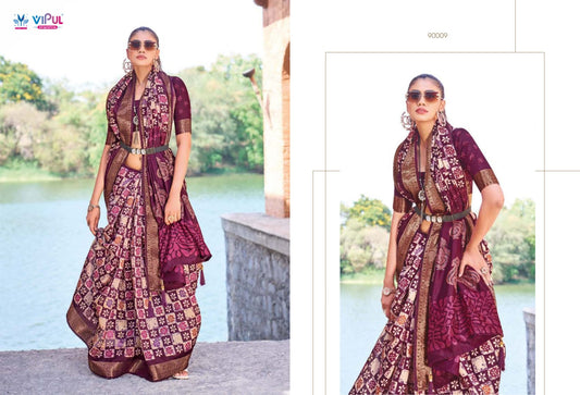 90009 Kashmir Beauty Jubilee Vipul Silk Sarees